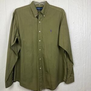 Ralph Lauren shirt men’s XL classic fit button-down, long sleeve army green